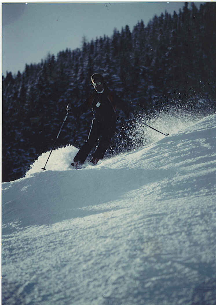 Dave skiing in1982 Austria